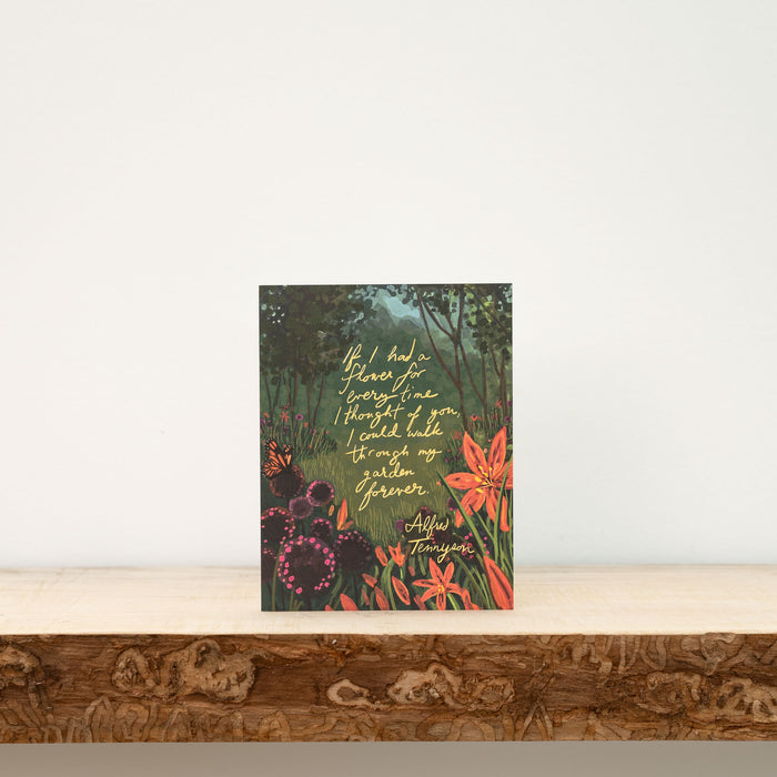 "If I had a flower" Card