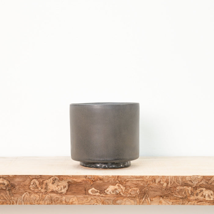 Kiln Room 4" Ceramic Planter - Rust Black