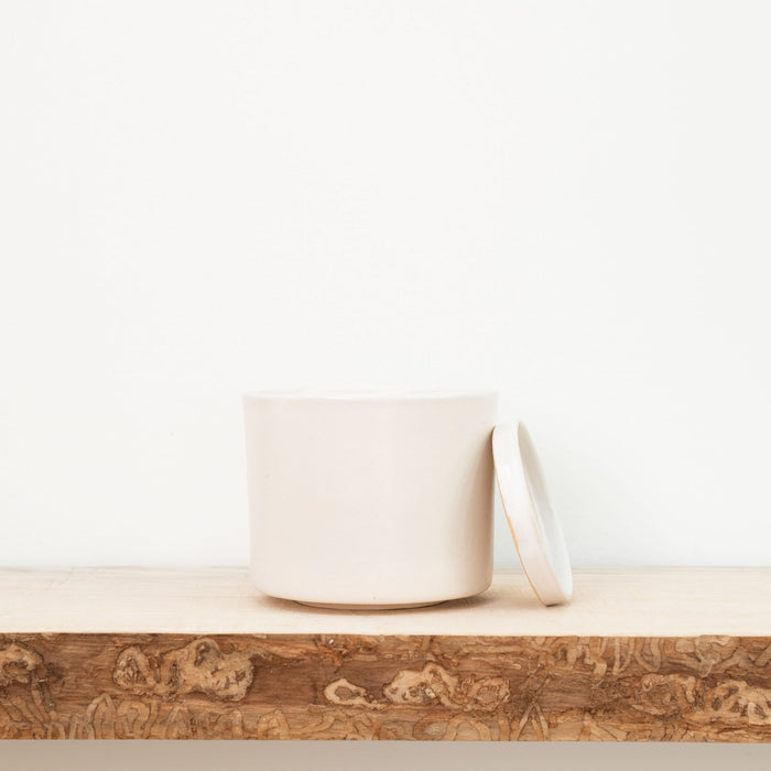 Kiln Room 4" Ceramic Planter - Solid Matte White